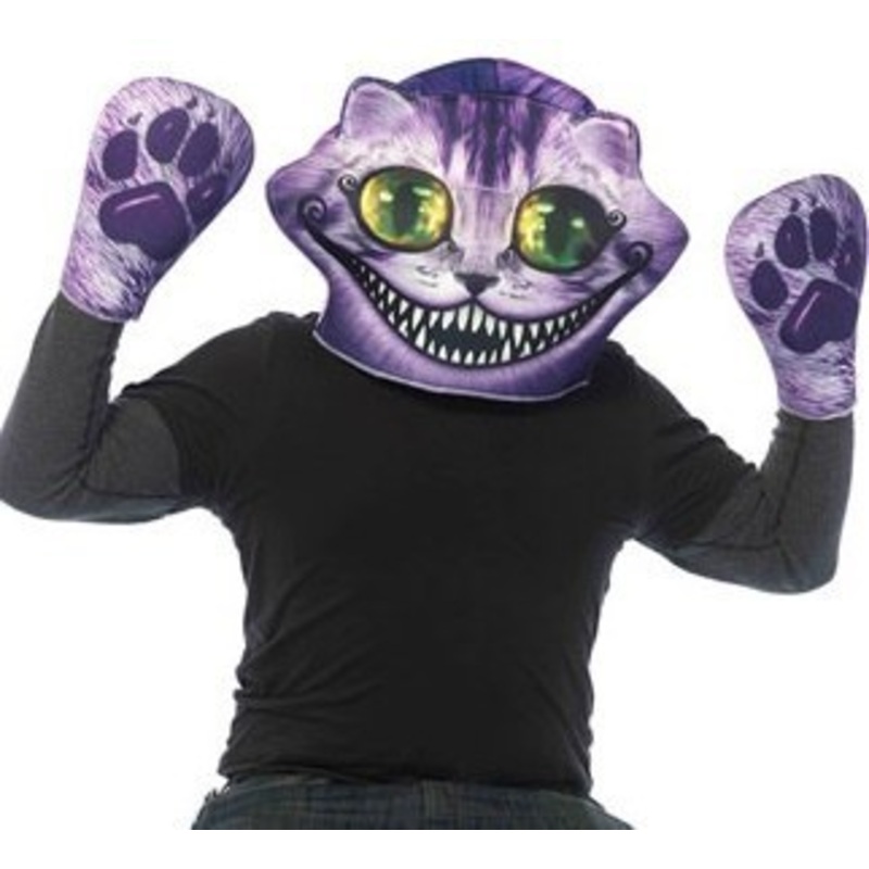 Cheshire Cat Mask & Gloves