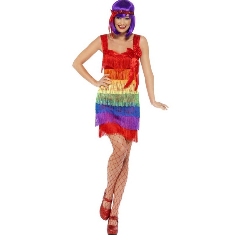 Ladies Rainbow Flapper