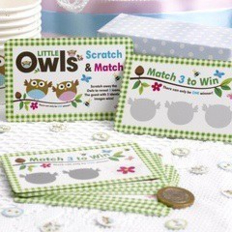 Little Owls Scratch & Match Game