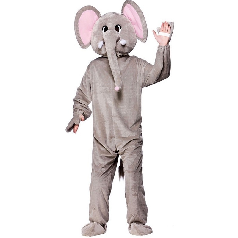 Paradise Elephant Mascot Costume