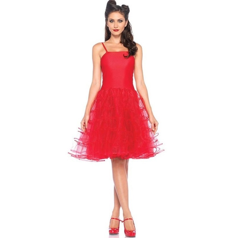 Rockabilly Swing Dress - Red