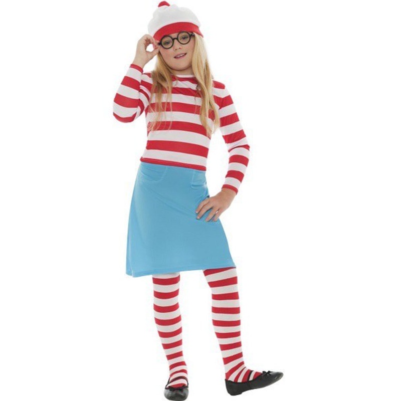 Where's Wally? Wenda Costume - Tween
