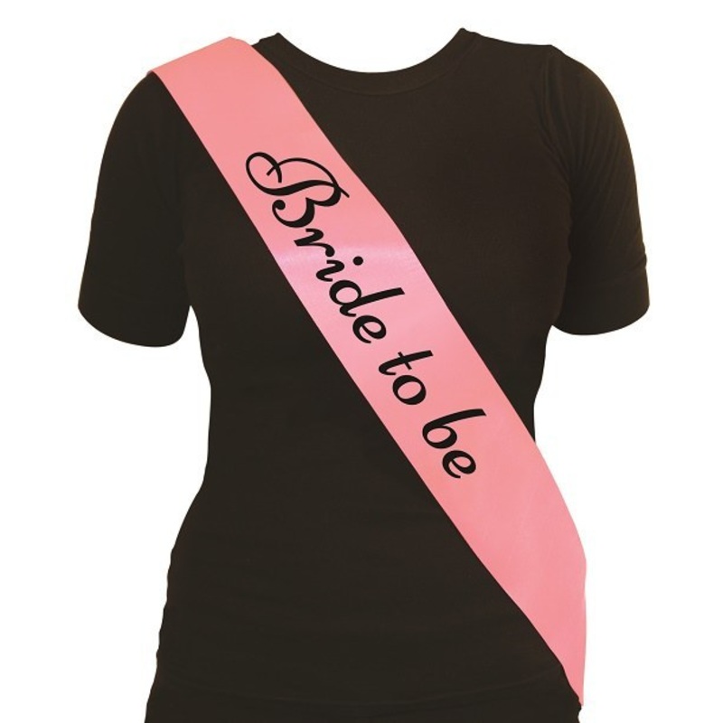Bride To Be Sash - Pink