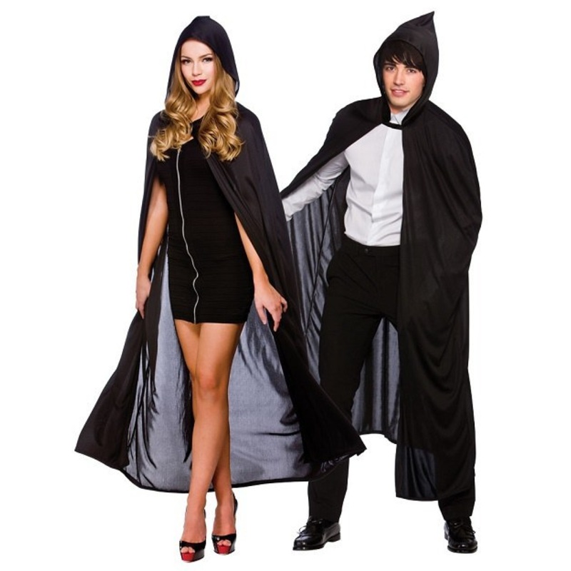 Cape With Hood - Black