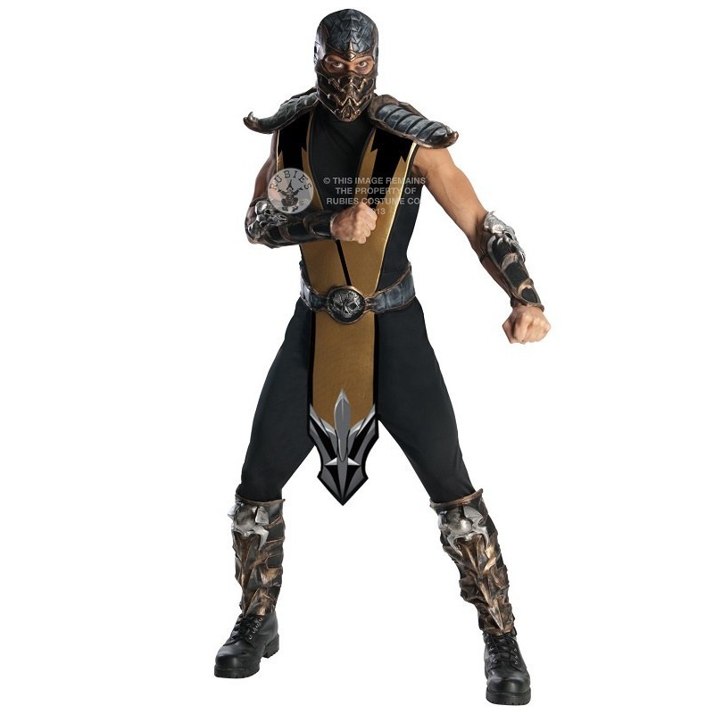 Deluxe Mortal Kombat Scorpion Costume