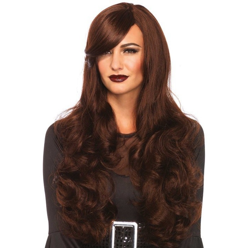 Long Wavy Wig - Brunette