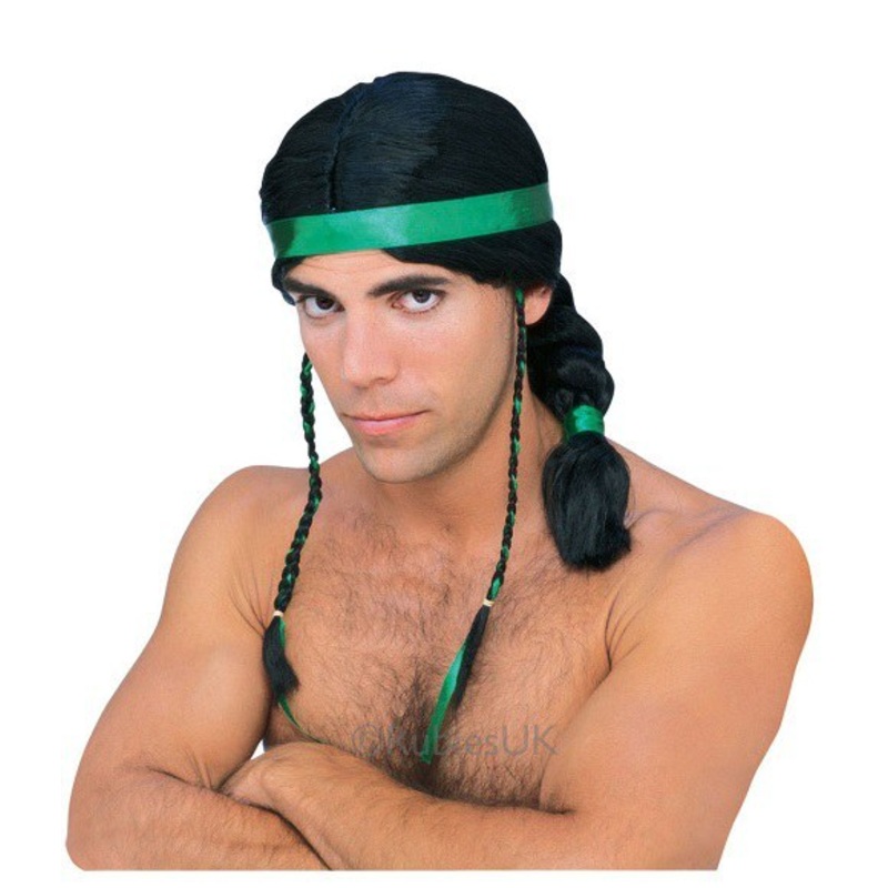 Native American Wig - Black