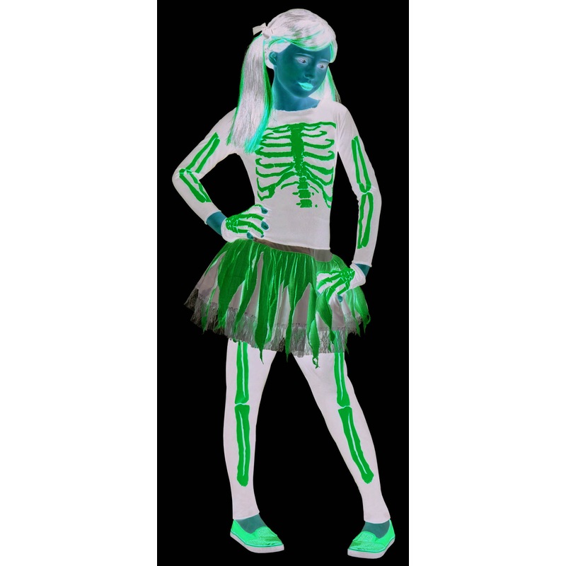 Pink Skeleton - Tween Costume