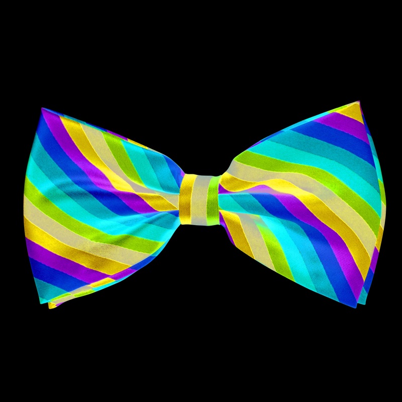 Rainbow Bow Tie