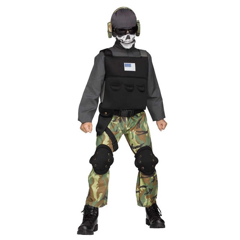 Deluxe Skull Soldier Costume - Kids