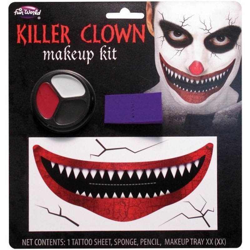 Killer Clown Makeup Kit