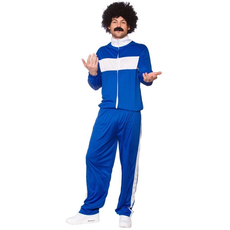 80's Blue Retro Tracksuit