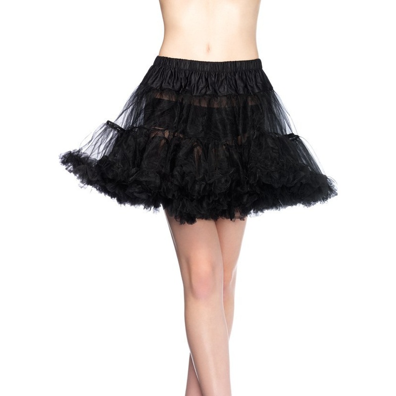 Deluxe Petticoat - Black Plus Size