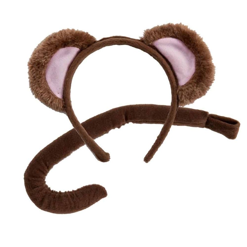 Animal Ears & Tail Set - Monkey