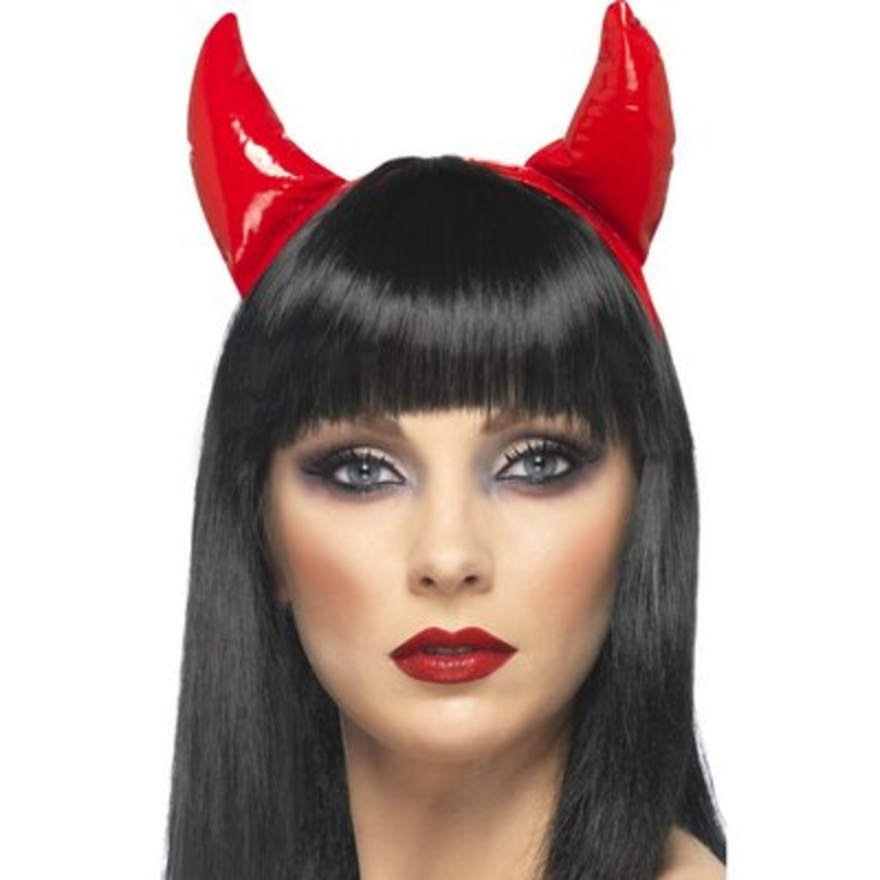 PVC Devil Horns - Red