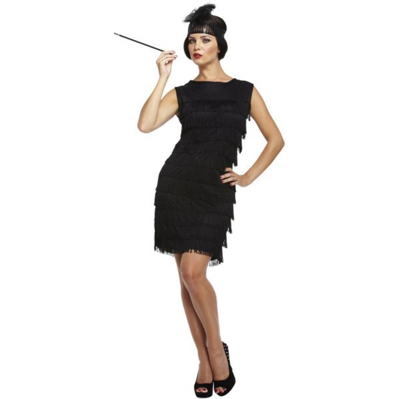 Budget Black Flapper