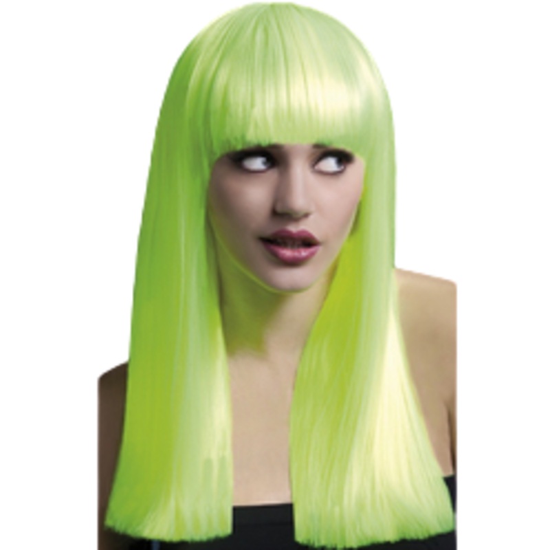 Deluxe Alexia Wig - Neon Yellow