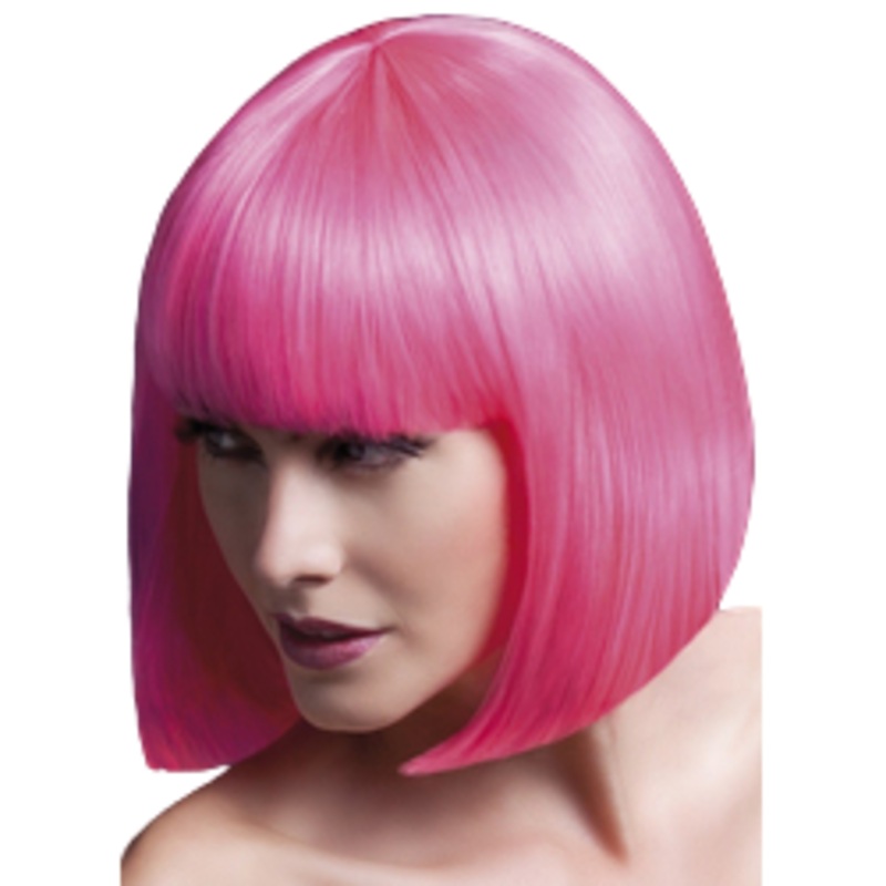 Deluxe Elise Wig - Neon Pink