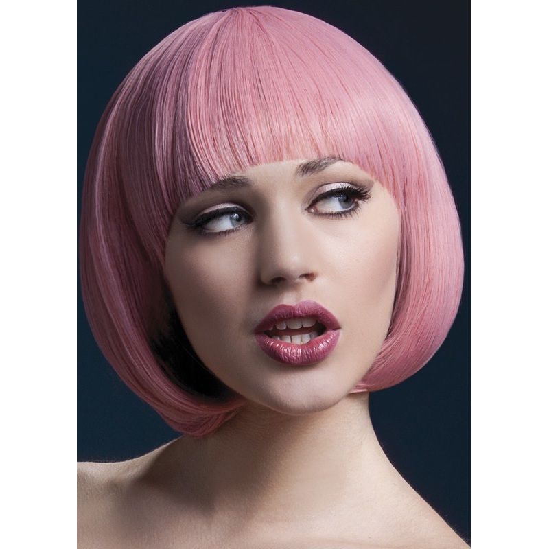 Deluxe Mia Wig - Pastel Pink