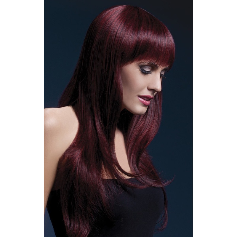 Deluxe Sienna Wig - Black Cherry