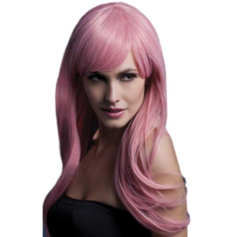 Deluxe Sienna Wig - Pastel Pink