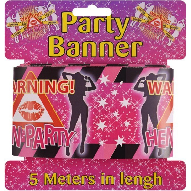 Hen Party Warning Tape - 5 Meters