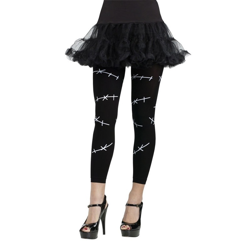 Stitch Footless Adult Tights - Black
