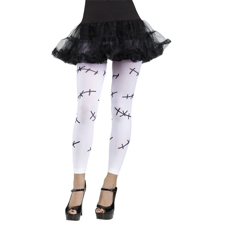 Stitch Footless Adult Tights - White
