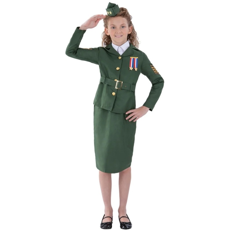 WW II Army Girl Costume