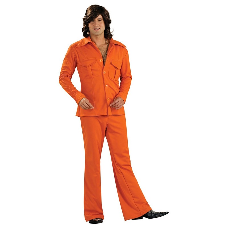 Mens Leisure Suit Orange