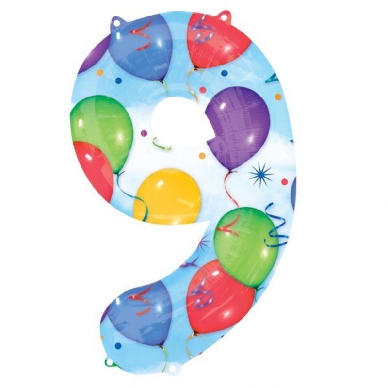 No9 Supershape Foil Balloon - 35"
