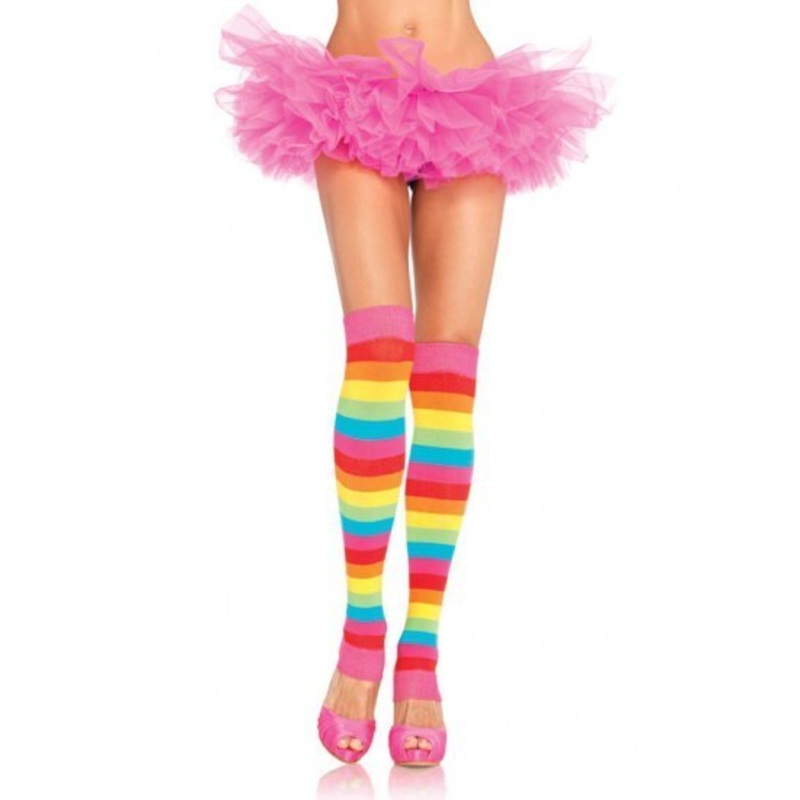 Rainbow Leg Warmers