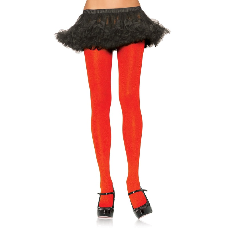 Red Nylon Tights