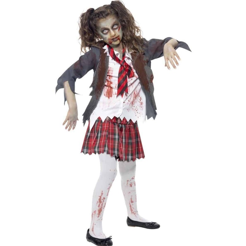 Girls Zombie School Girl Costume - Tween  / Teen