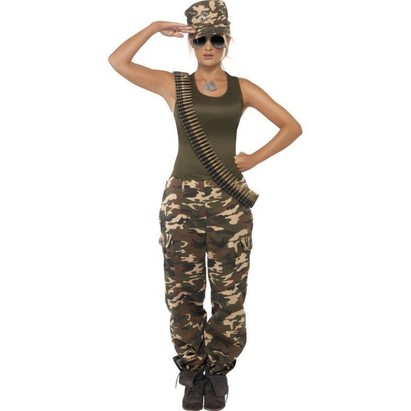 Khaki Camo Costume - Teen