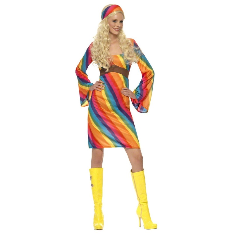 Rainbow Hippie Costume