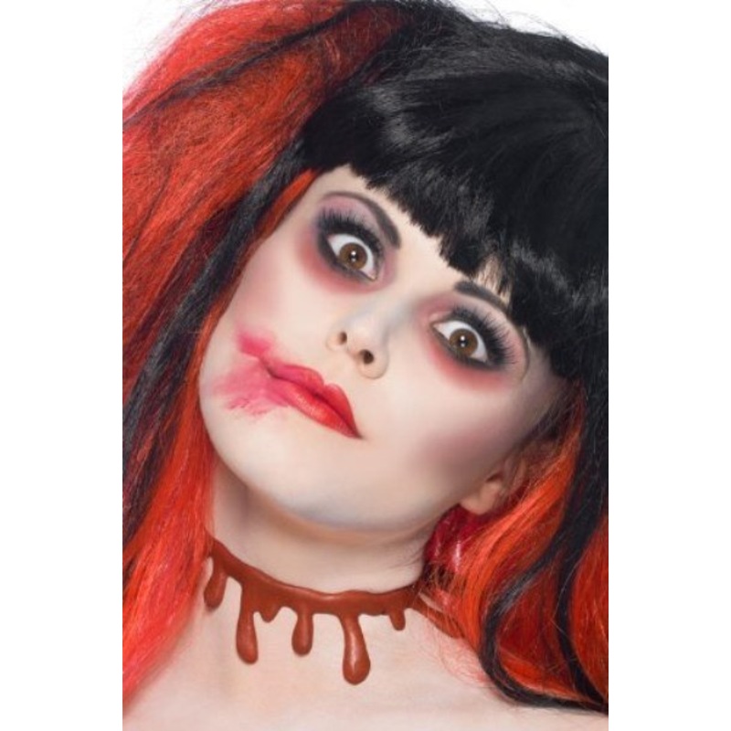 Slashed Up Blood Drip Choker