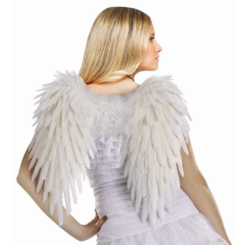 White Angel Feather Wings