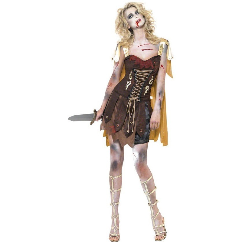 Zombie Gladiator Costume - Ladies