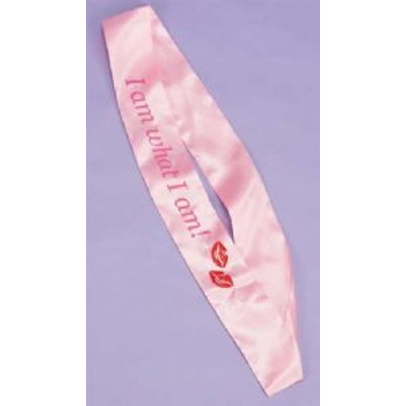 "I Am What I Am" Flashing Sash