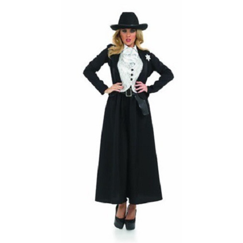 Old Time Female Sheriff Costume - Plus Size