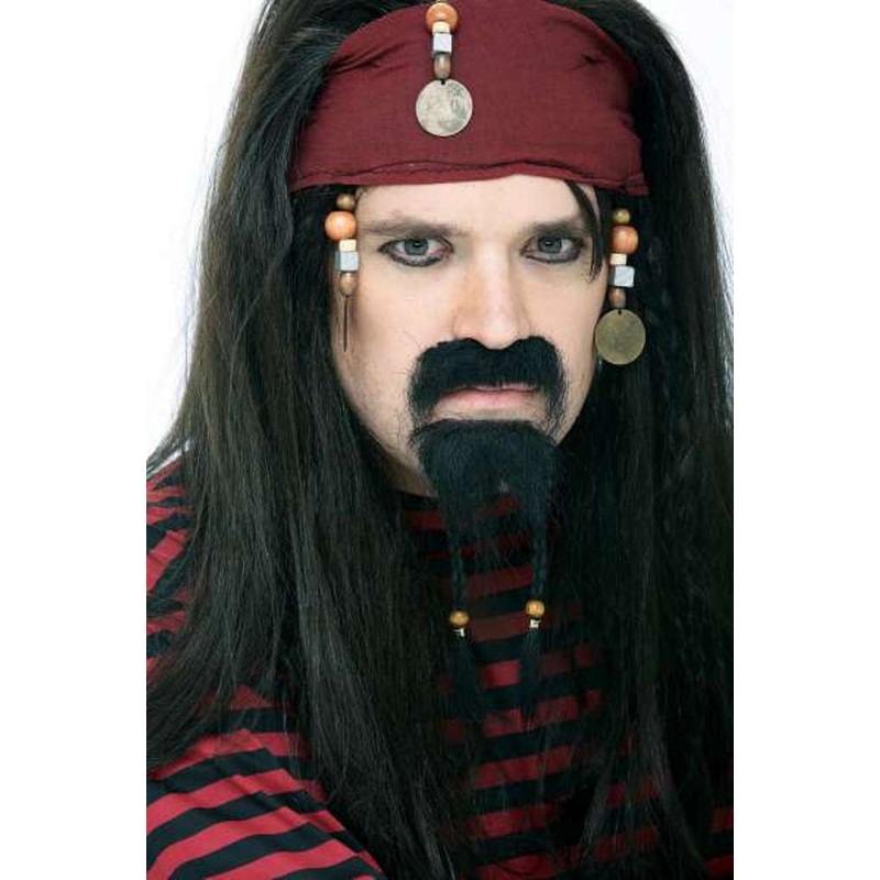 Pirate Moustache & Goatee Set