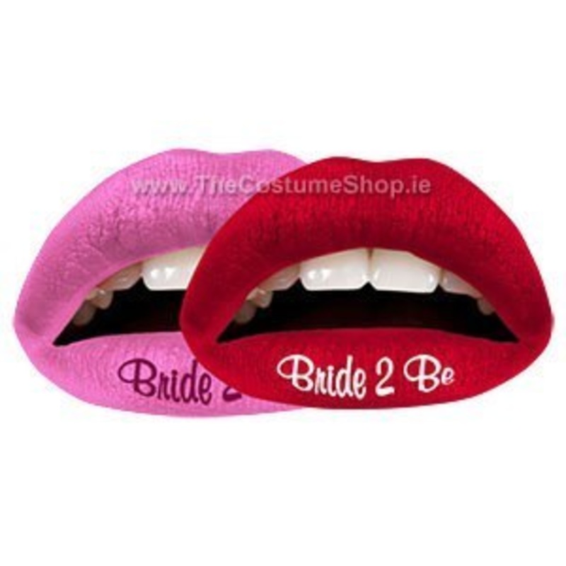 Bride To Be Temporary Lip Tattoo