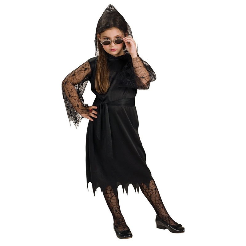Gothic Lace Vampiress Costume - Kids