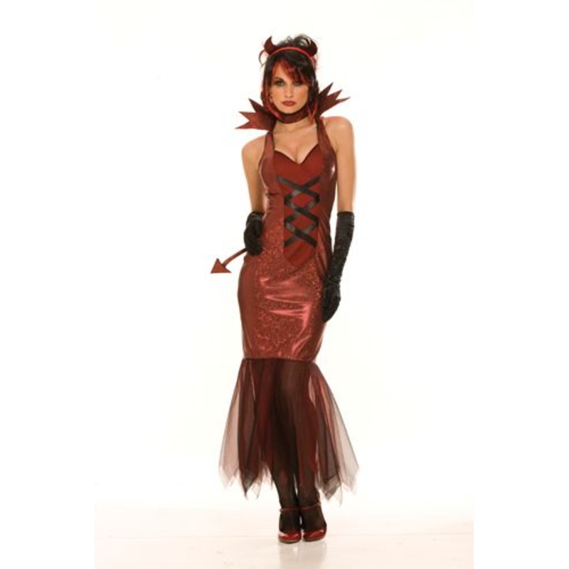 Ladies Mistress Inferno Costume