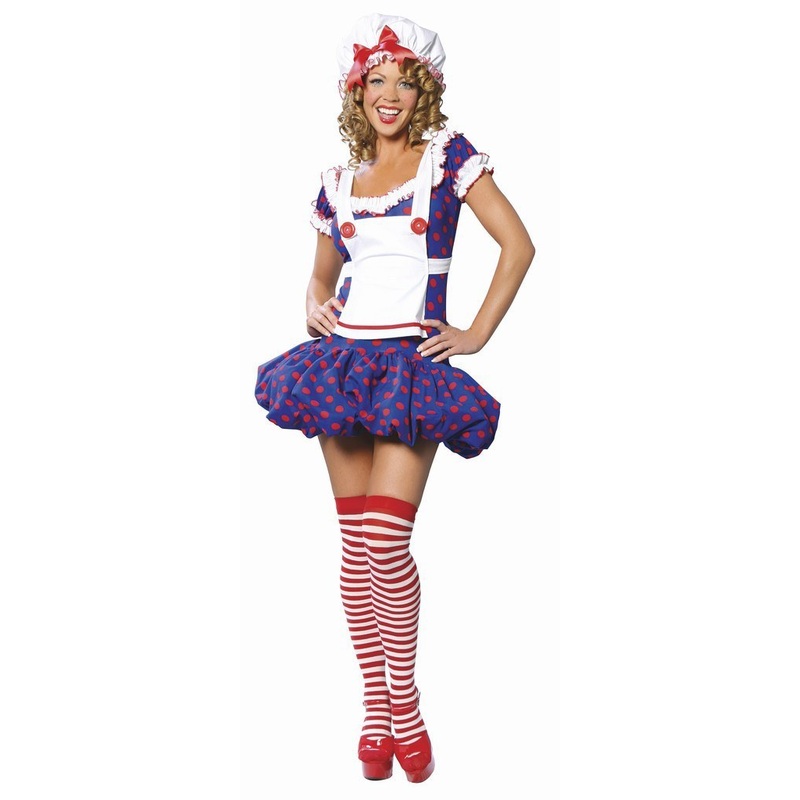 Ladies Ragdoll Girl Costume