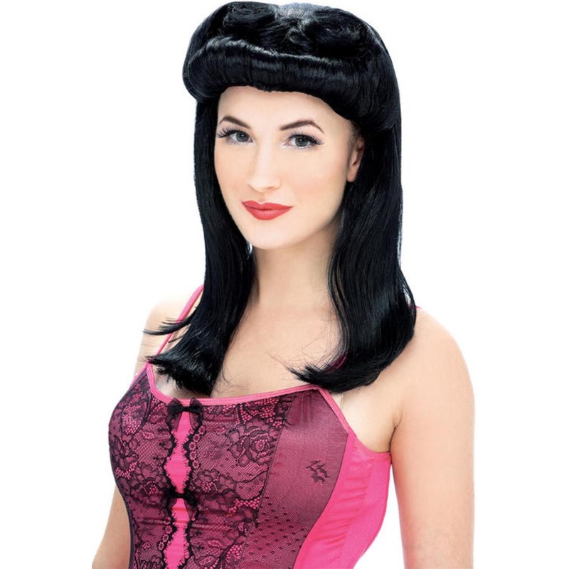 Sexy Pin Up Wig - Black