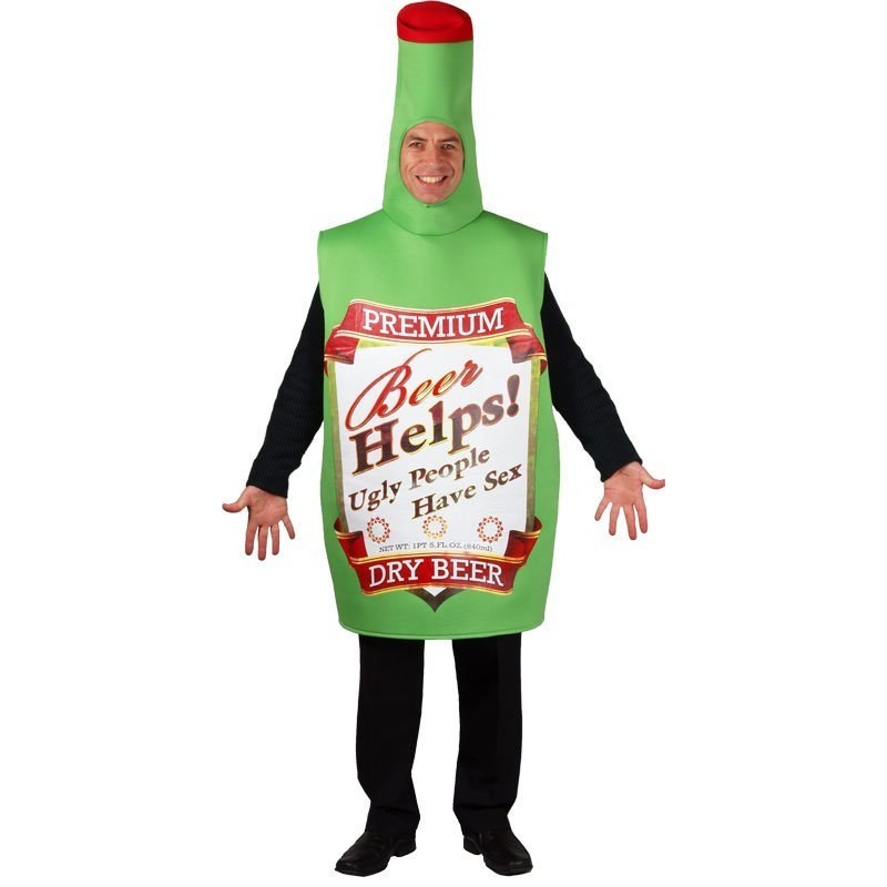 Funny Beer Bottle Costume