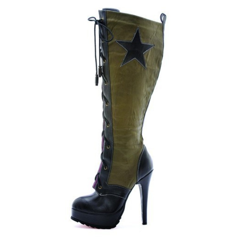 Military Knee High Boots
