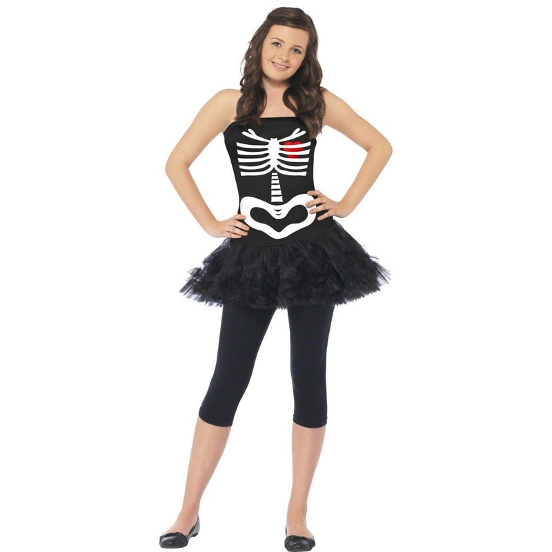 Skeleton Tutu Dress Costume